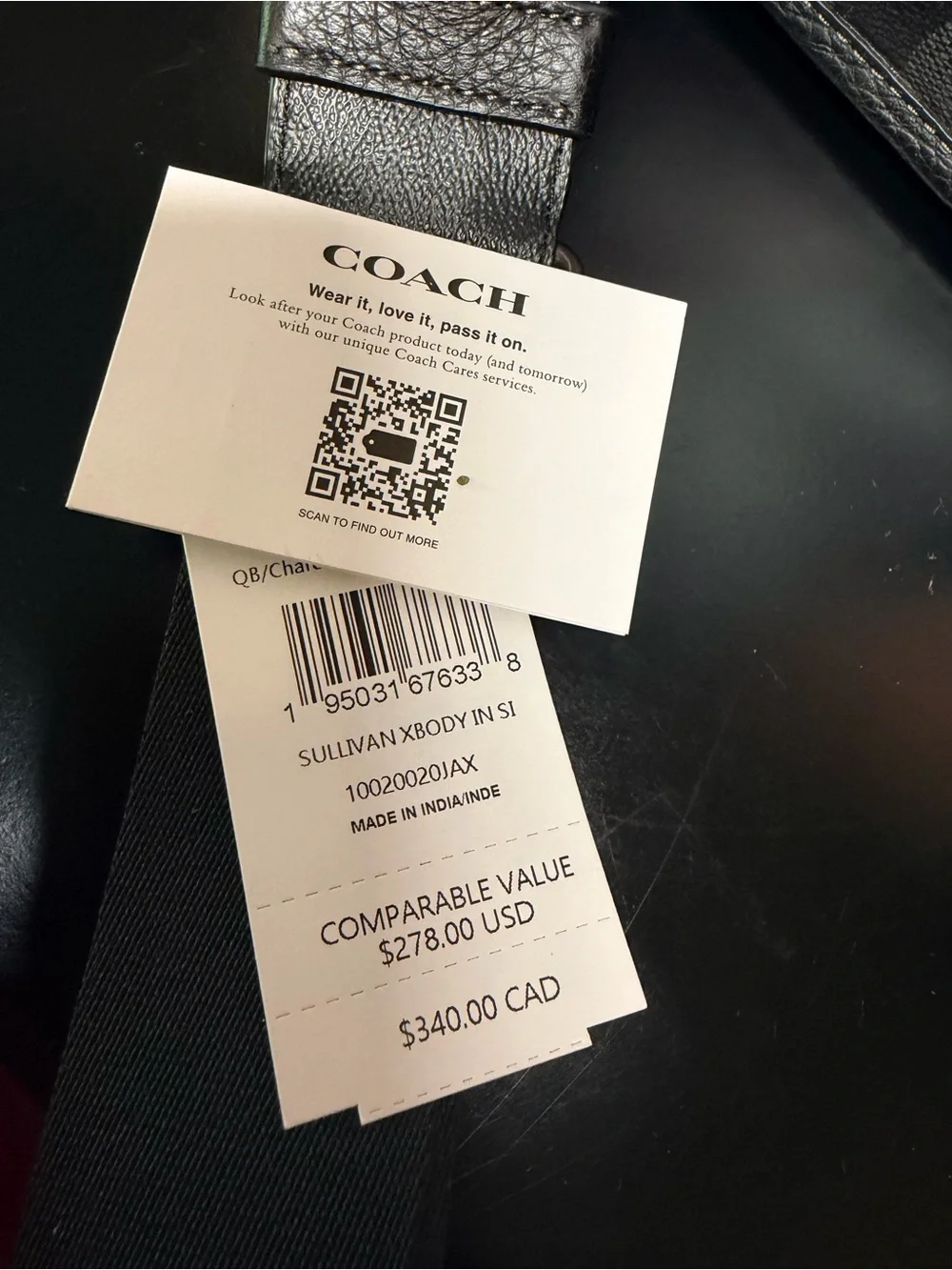 Coach compact crossbody